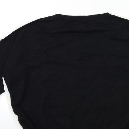 Womens UK Size 12 NEXT Black Pullover Jumper