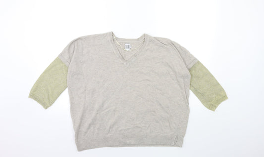 Womens UK Size S Saint Tropez Clothing Grey Pullover Jumper
