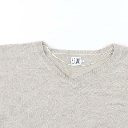 Womens UK Size S Saint Tropez Clothing Grey Pullover Jumper