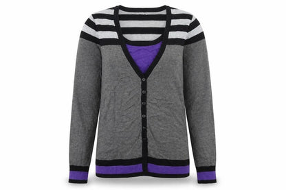 Womens UK Size 10 M&Co Grey Pullover Jumper