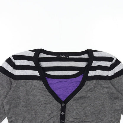 Womens UK Size 10 M&Co Grey Pullover Jumper