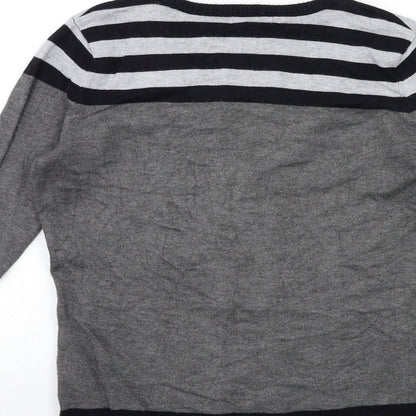 Womens UK Size 10 M&Co Grey Pullover Jumper