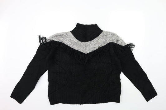 Womens UK Size L Marks and Spencer Black Pullover Jumper