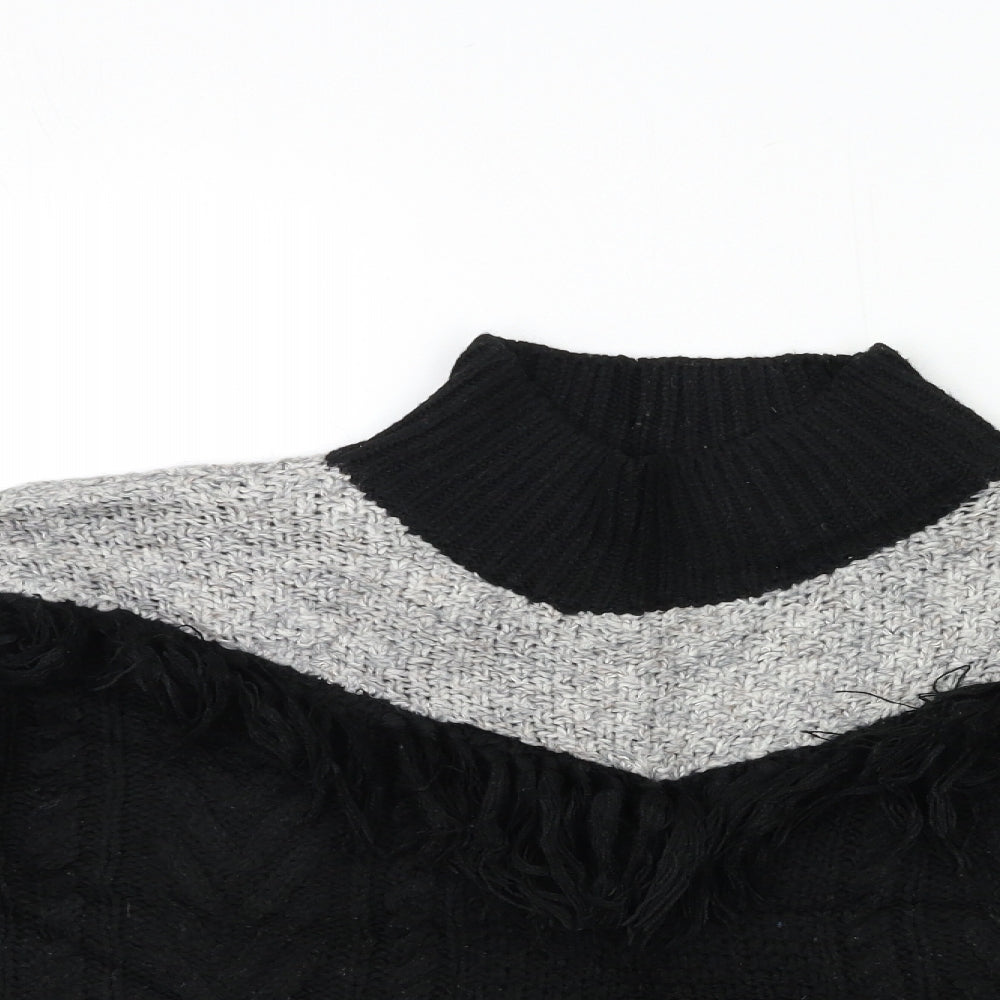 Womens UK Size L Marks and Spencer Black Pullover Jumper