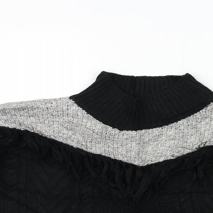Womens UK Size L Marks and Spencer Black Pullover Jumper