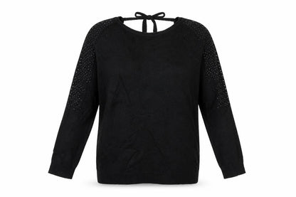 Marks & Spencer Womens Black  Knit Pullover Jumper Size M