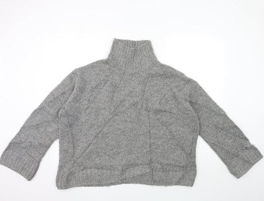 Womens UK Size S H&M Grey Pullover Jumper