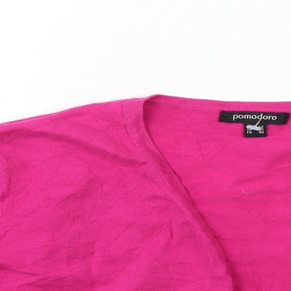 Womens UK Size 12 Pomodoro Pink Cardigan Jumper