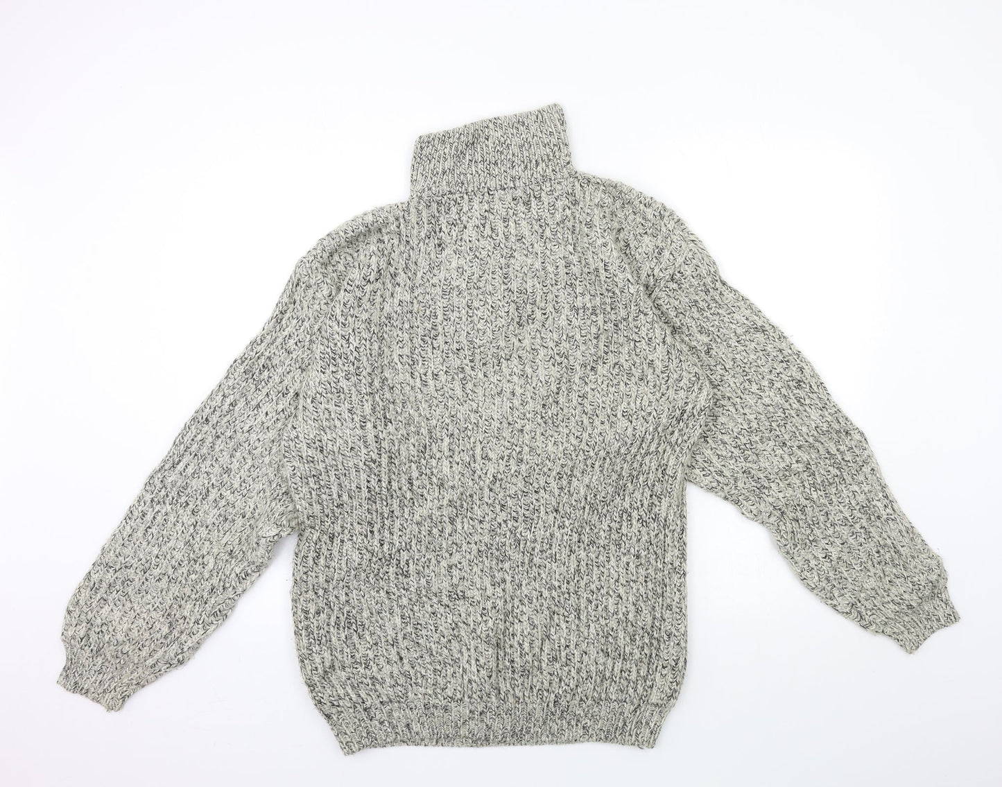 Preworn Mens Grey  Knit Pullover Jumper Size L