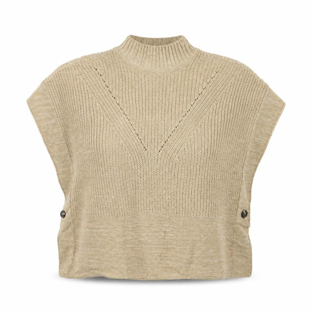 Peacocks Womens Brown  Knit Pullover Jumper Size S