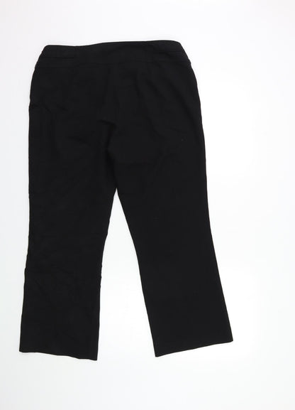 New Look Womens Black   Trousers  Size 14 L27 in