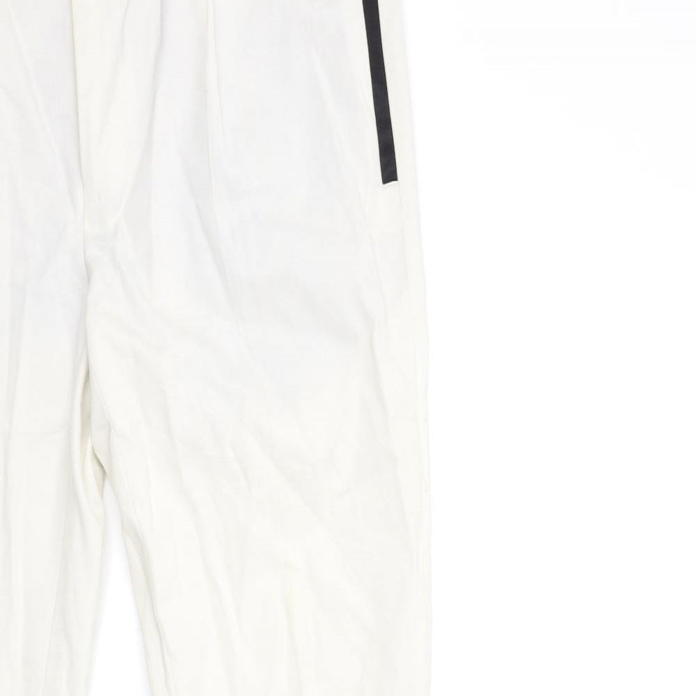 Womens UK Size 32 in ASOS Regular Fit  White Trousers