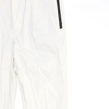 Womens UK Size 32 in ASOS Regular Fit  White Trousers