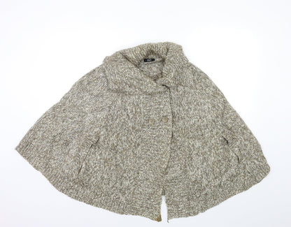 F&F Womens Brown  Knit Cardigan Jumper Size M