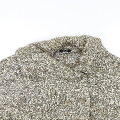 F&F Womens Brown  Knit Cardigan Jumper Size M