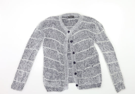 Womens UK Size XL buisdaei Blue Cardigan Jumper