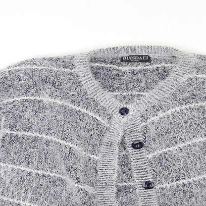 Womens UK Size XL buisdaei Blue Cardigan Jumper