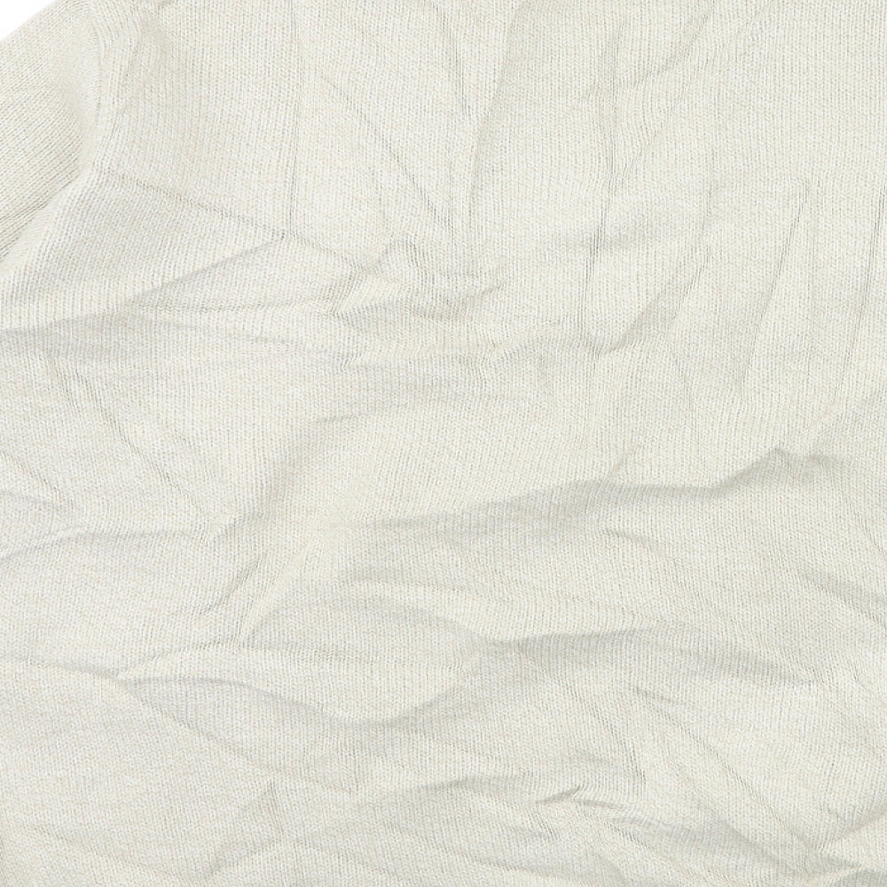 BHS Mens Beige  Knit Pullover Jumper Size L