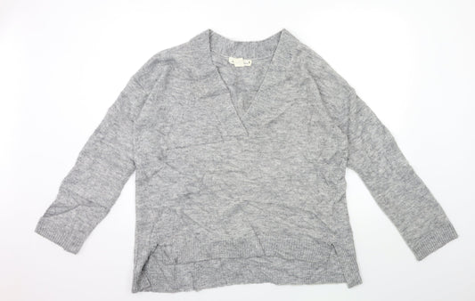 Womens UK Size S H&M Grey Pullover Jumper