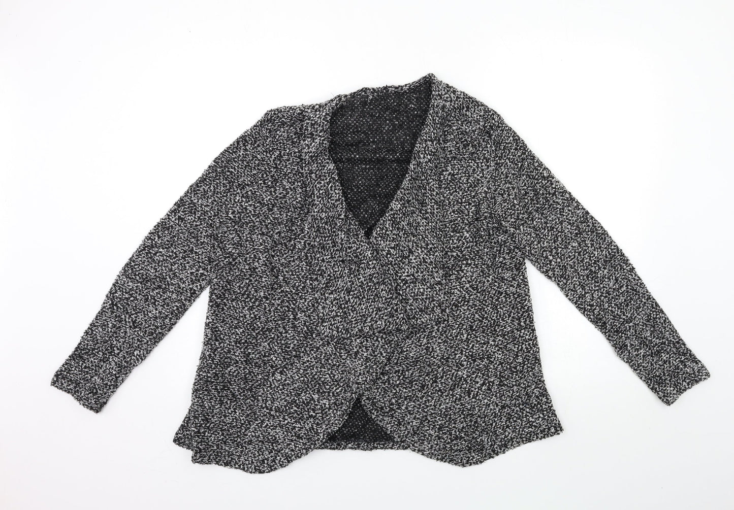 Dorothy Perkins Womens Grey  Knit Cardigan Jumper Size 14