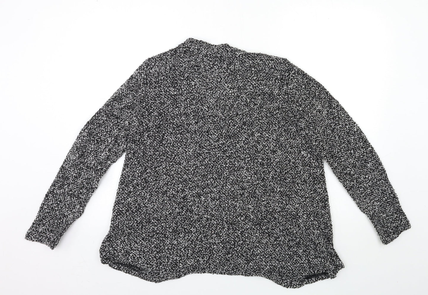 Dorothy Perkins Womens Grey  Knit Cardigan Jumper Size 14