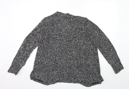 Dorothy Perkins Womens Grey  Knit Cardigan Jumper Size 14