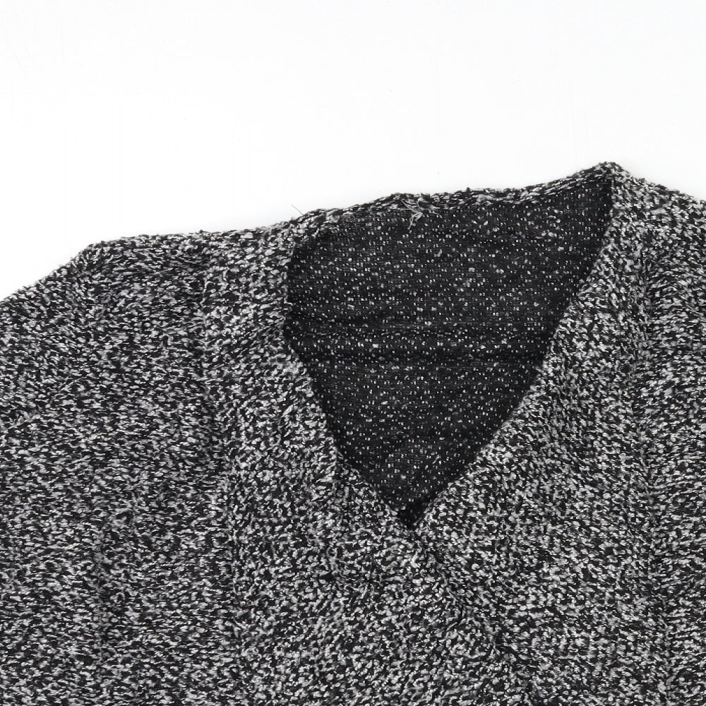 Dorothy Perkins Womens Grey  Knit Cardigan Jumper Size 14