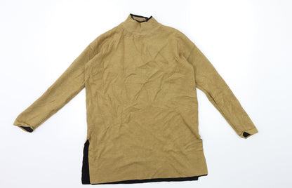 Womens UK Size 8 Topshop Beige Cardigan Jumper