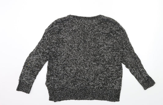 Womens UK Size S New Look Black Pullover Jumper