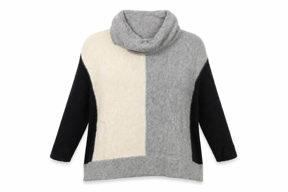Womens UK Size M Paraphrase Grey Cardigan Jumper