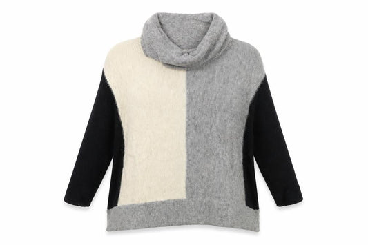 Womens UK Size M Paraphrase Grey Cardigan Jumper