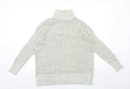 Womens UK Size S New Look Grey Pullover Jumper