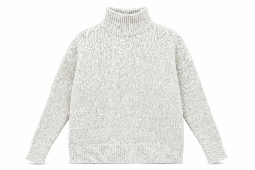 Womens UK Size S New Look Grey Pullover Jumper