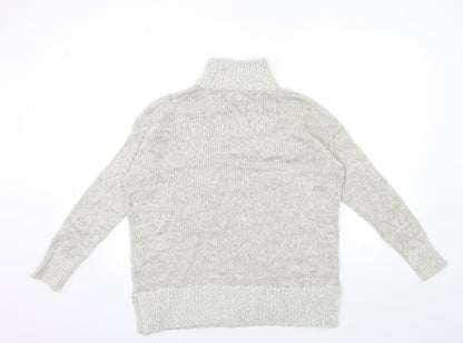 Womens UK Size S New Look Grey Pullover Jumper