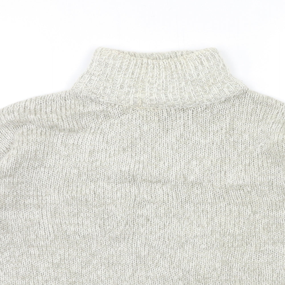 Womens UK Size S New Look Grey Pullover Jumper