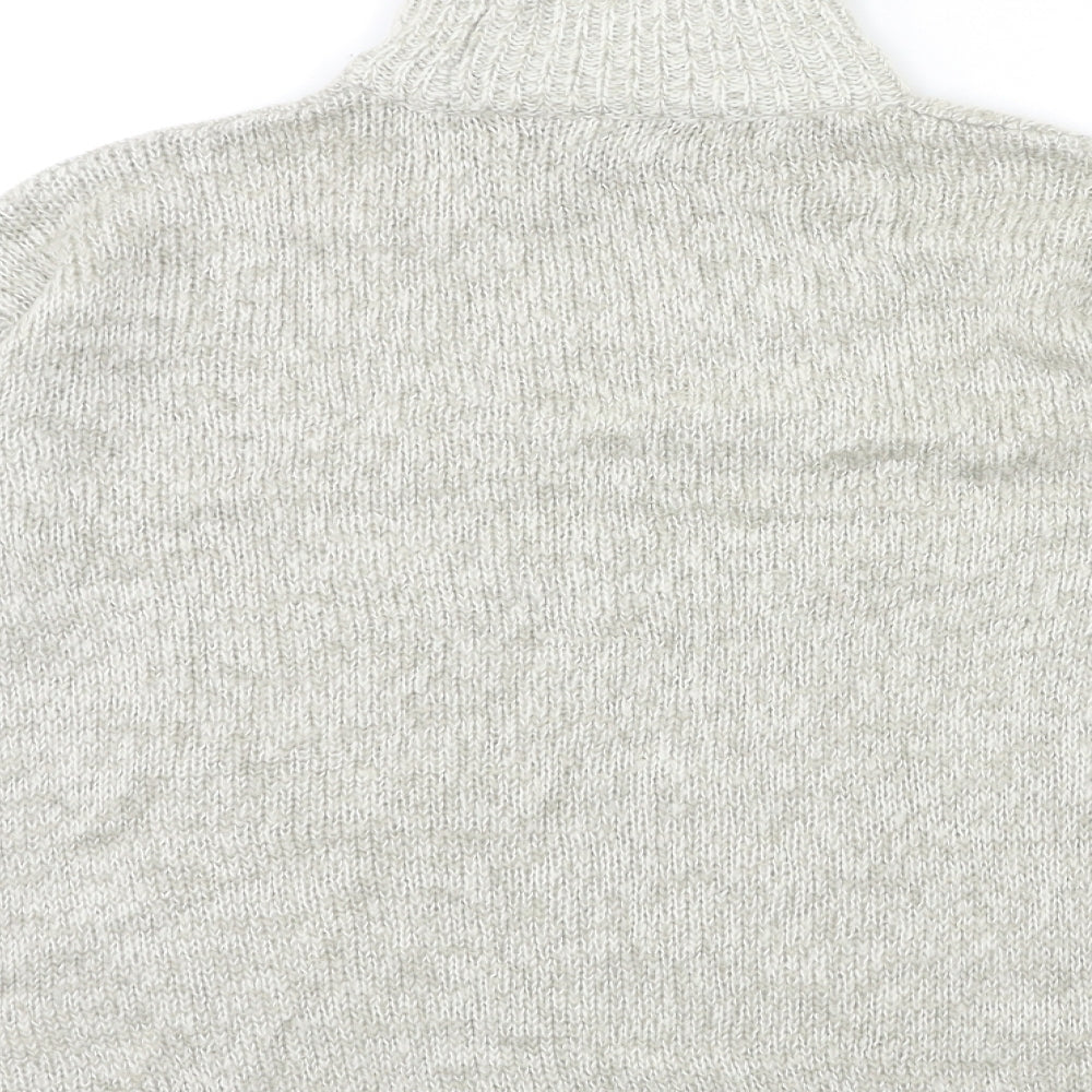 Womens UK Size S New Look Grey Pullover Jumper