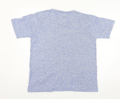 Womens UK Size 20 Afibel Blue Basic T-Shirt