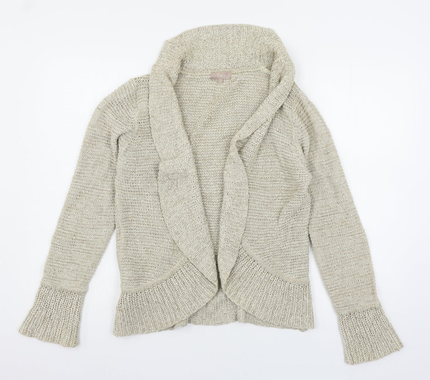 Womens UK Size 14 Soon Beige Cardigan Jumper