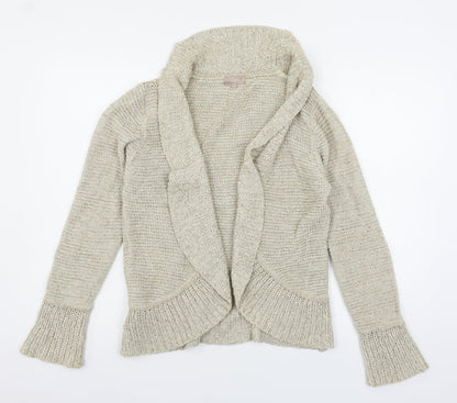 Womens UK Size 14 Soon Beige Cardigan Jumper
