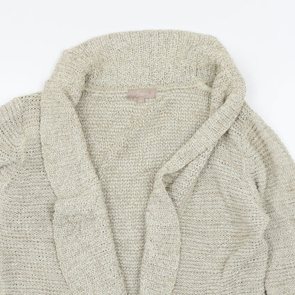 Womens UK Size 14 Soon Beige Cardigan Jumper
