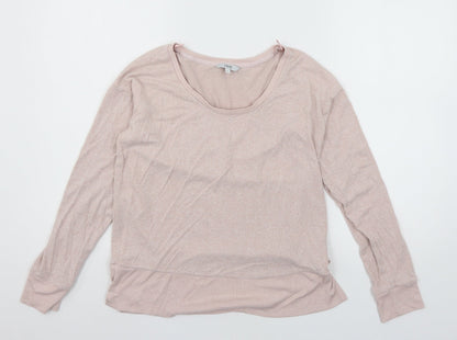 NEXT Womens Pink Solid Jersey Top Pyjama Top Size 8