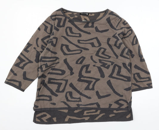 Womens UK Size 16 Viz-A-Viz Brown Pullover Jumper