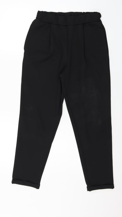 George Womens Black   Trousers  Size 8 L25 in