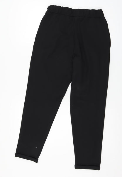 George Womens Black   Trousers  Size 8 L25 in