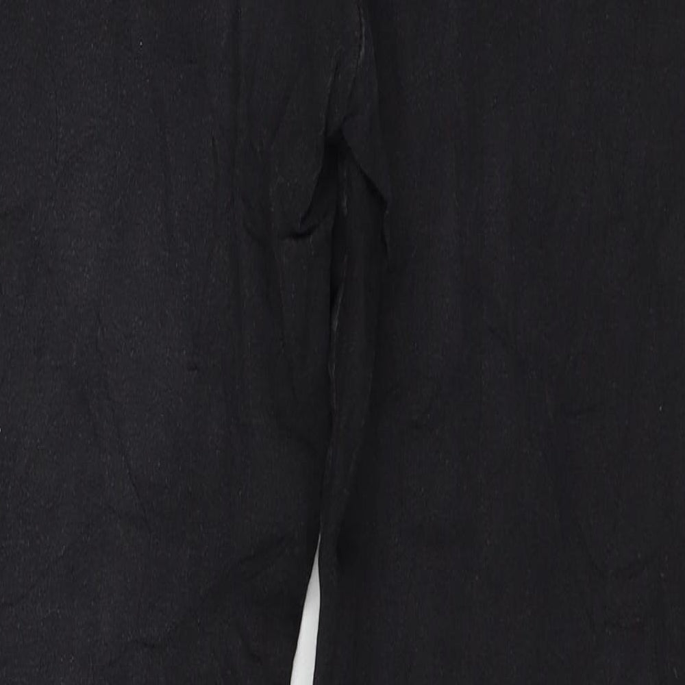 Crop Womens Black  Denim Jegging Jeans Size 10 L27 in