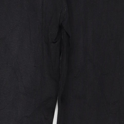 Crop Womens Black  Denim Jegging Jeans Size 10 L27 in