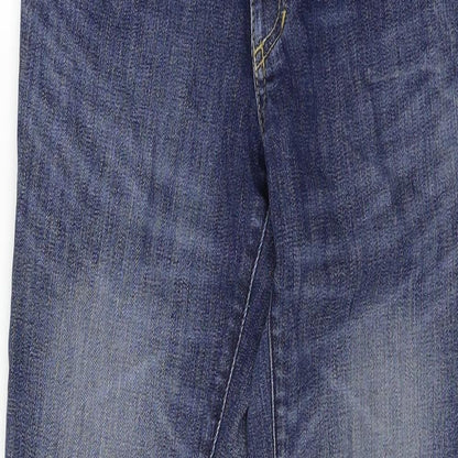 Womens UK Size 8 H&M Regular Fit Straight Blue Jeans