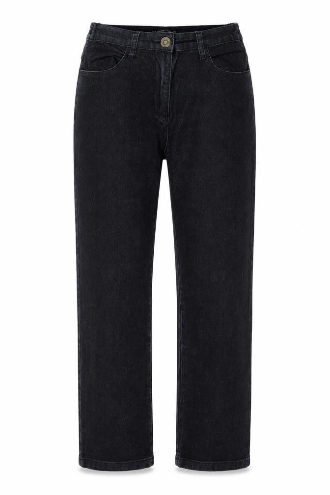 Womens Black  Denim Straight Jeans Size 10 L37 in