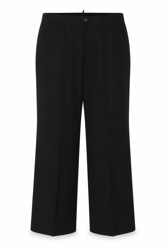 Womens UK Size 14 Agenda Regular Fit  Black Trousers