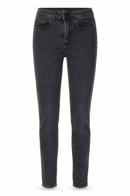 Front view of Only women’s grey denim skinny jeans, size S, 29-inch leg